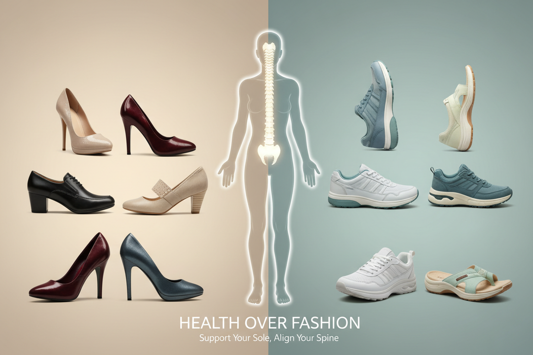 Letting Go of Fashion for Foot and Back Health