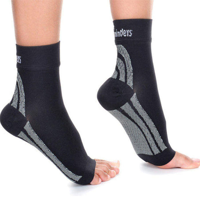 Footminders Plantar Fasciitis Compression Socks/Sleeves (Pair) - Relieve foot and heel pain due to flat feet or heel Spurs