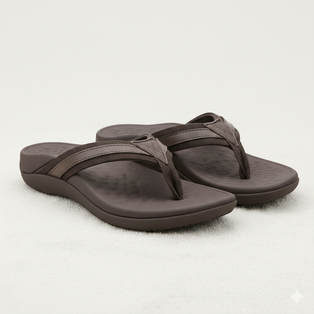 Footminders BALTRA Orthotic Sandals (Pair) - Arch Support Flip-Flops for Men and Women - Relieve Foot Pain Due to Flat Feet and Plantar Fasciitis