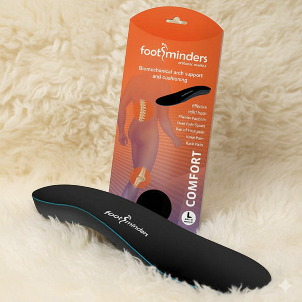 Footminders COMFORT - Orthotic arch support insoles for sports shoes and work boots