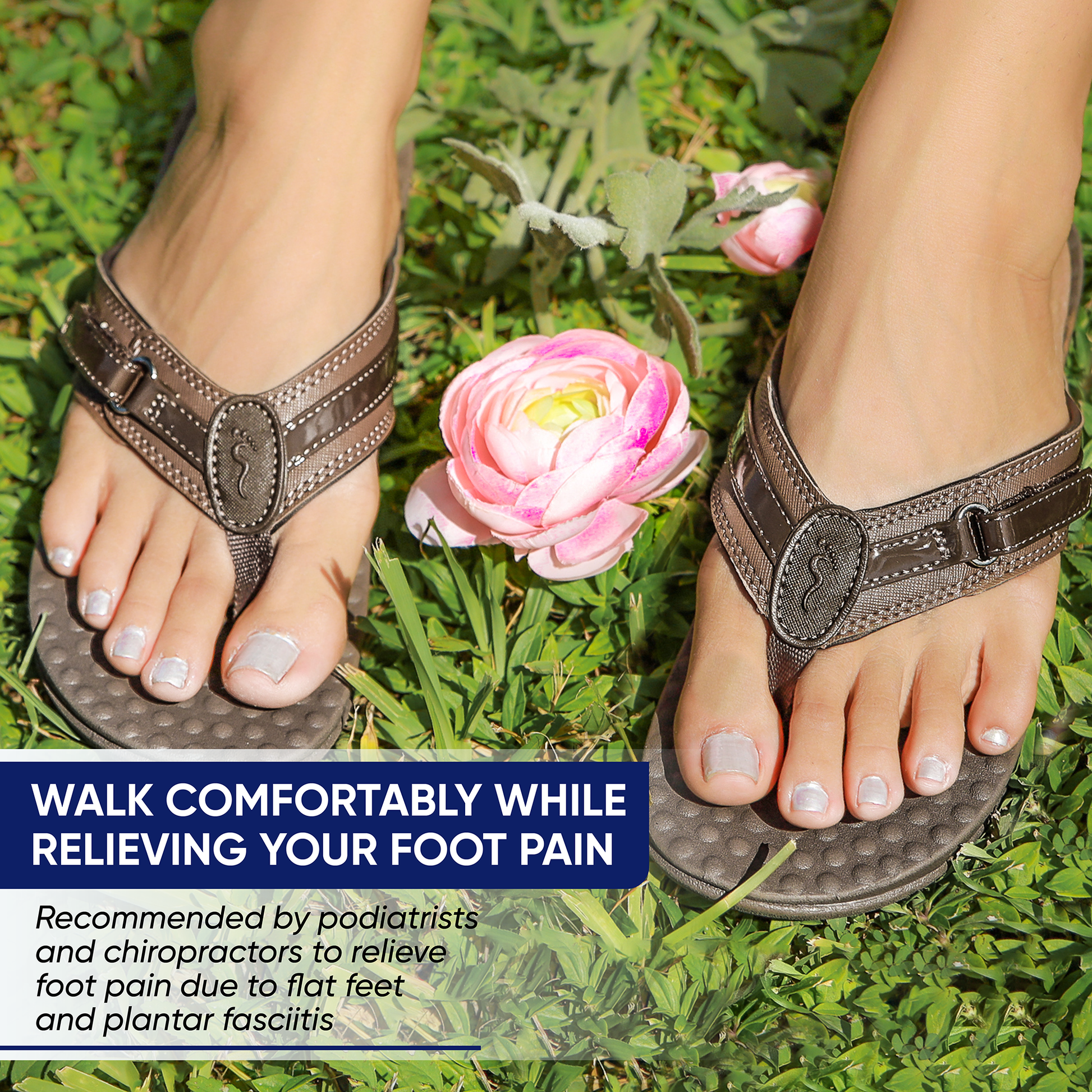 Women s Orthotic Sandals Flip Flops Footminders