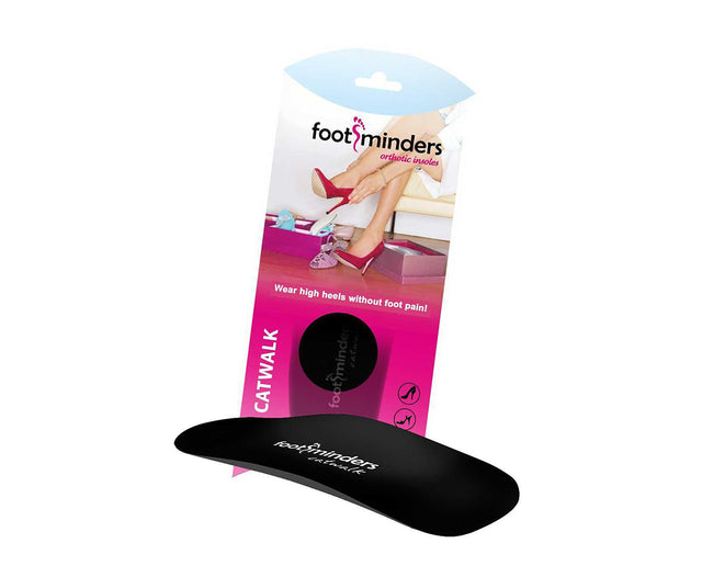 Arch Support Inserts for High Heels, Pumps and Sandals - Footminders CATWALK Slim Fit Orthotics