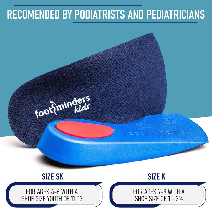 Footminders KIDS arch support inserts for children with flat feet