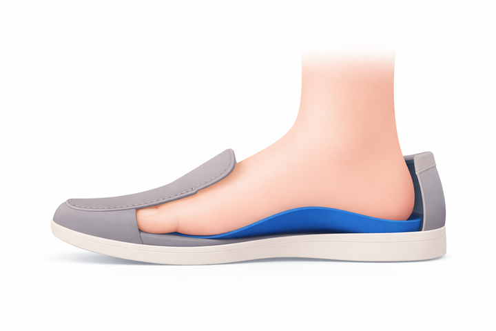 Arch Support Inserts for Dress Shoes & Slip-On Footwear - Footminders CASUAL Orthotic Insoles