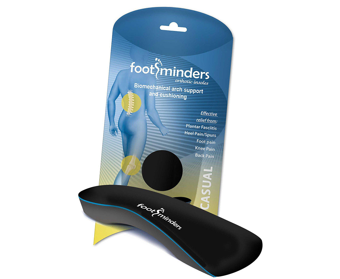 Footminders CASUAL - Orthotic arch support insoles for slip-on shoes - Footminders Inc.