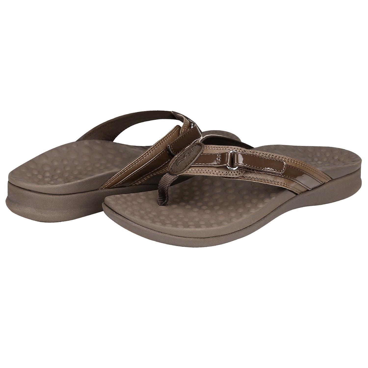 Footminders SEYMOUR Women's Orthotic Sandals Cocoa Brown